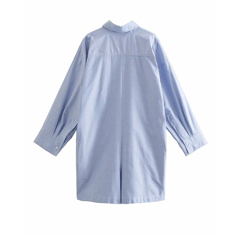 

2021 ZA Summer Women Playsuits New Loose Long Sleeve Turn Down Collar Jumpsuit Casual Straight Playsuits Striped Printed Outwear