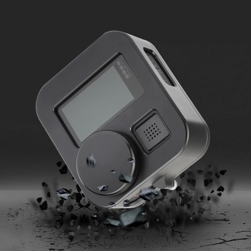 Алюминиевый защитный чехол с Len Cap Протектор для GoPro Максимальная Камера/Fusion