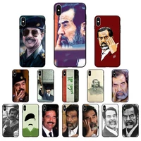 yndfcnb saddam hussein iraq phone case for iphone 11 12 mini pro max x xs max 6 6s 7 8 plus 5 5s 5se xr se2020