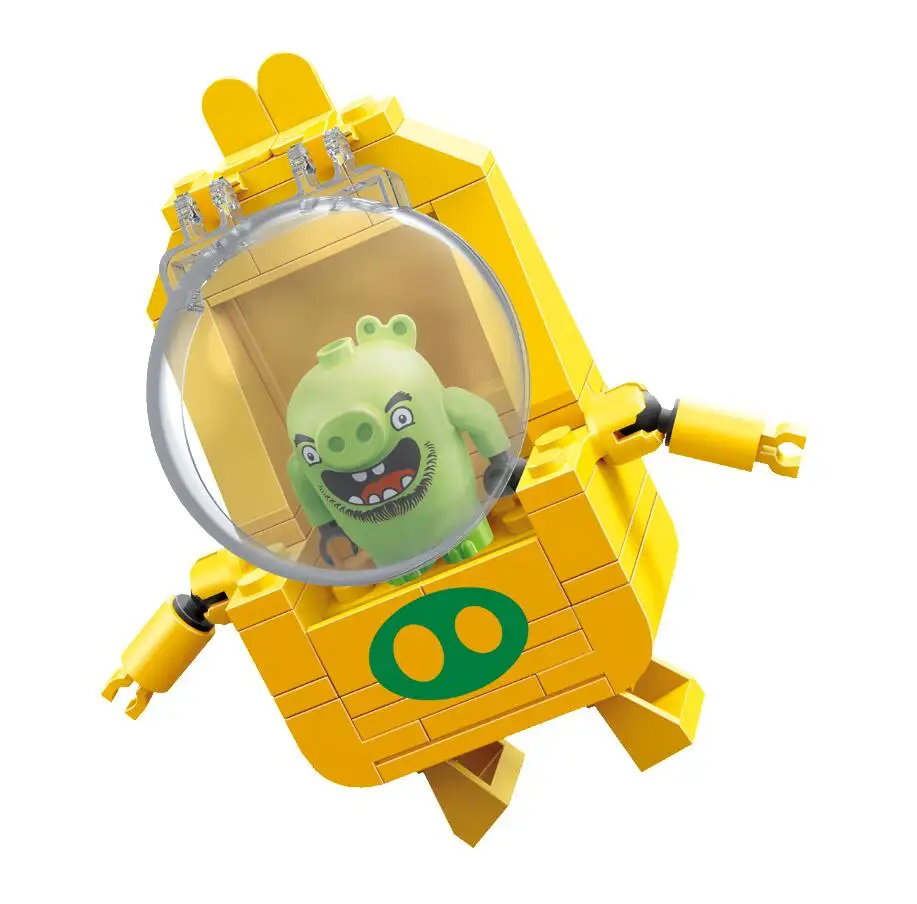 81015 no box Cogo сердитый милый Птичий остров игровая площадка король свиньи замок строительные блоки наборы обучающие игрушки для детей Подарки - Цвет: 81015 no box