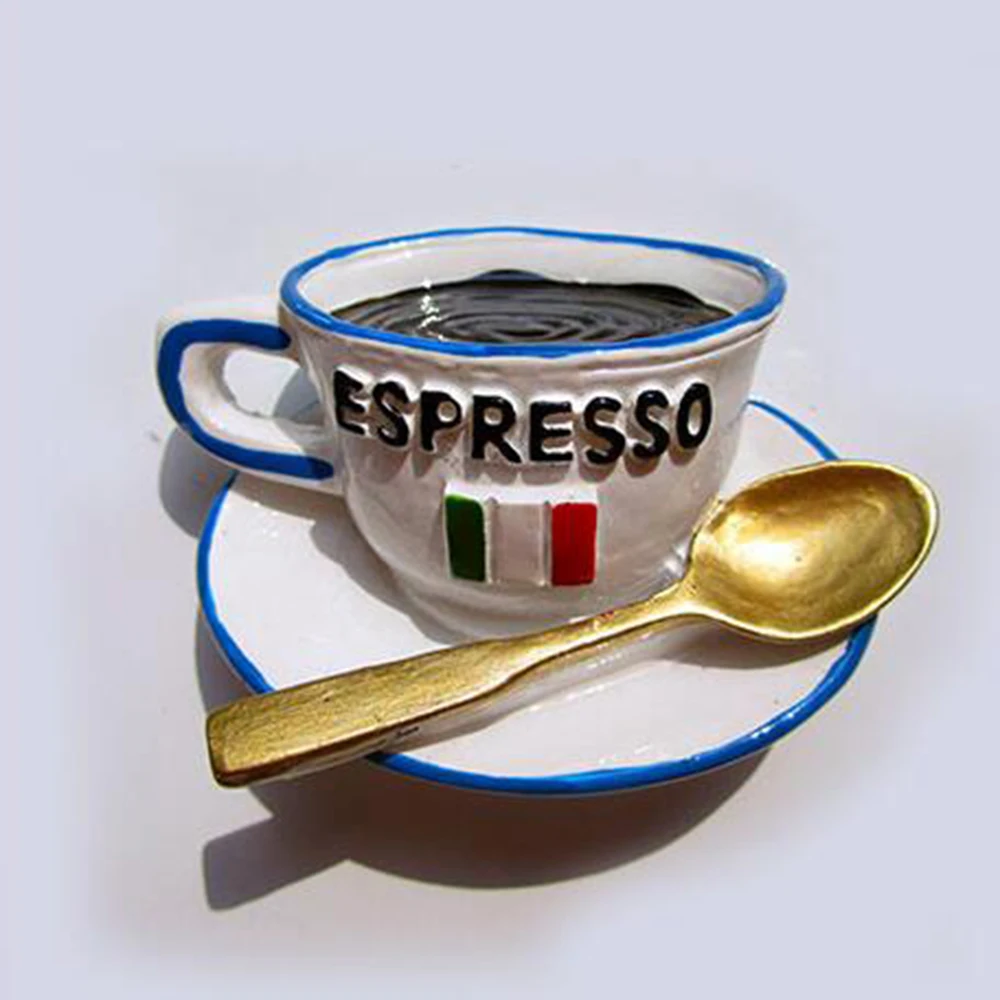 Ручная работа ручная роспись изделия из смолы милые пищевые магнитные с рисунком