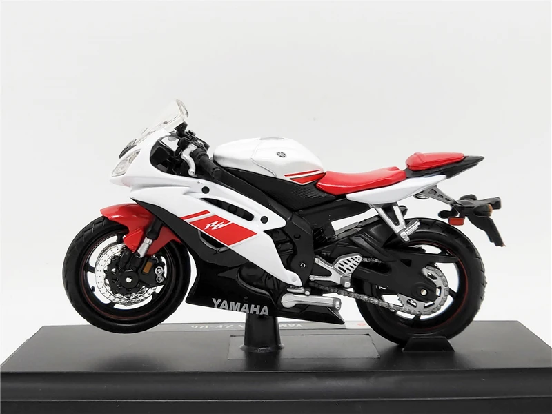 1:18 Maisto YAMAHA синий/белый литой мотоцикл |