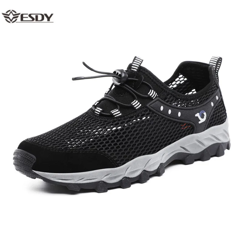 Summer Breathable Men's Mesh Shoes Couple Casual Men Sneakers Fashion Comfortable Lightweight Walking Footwear Big Size |