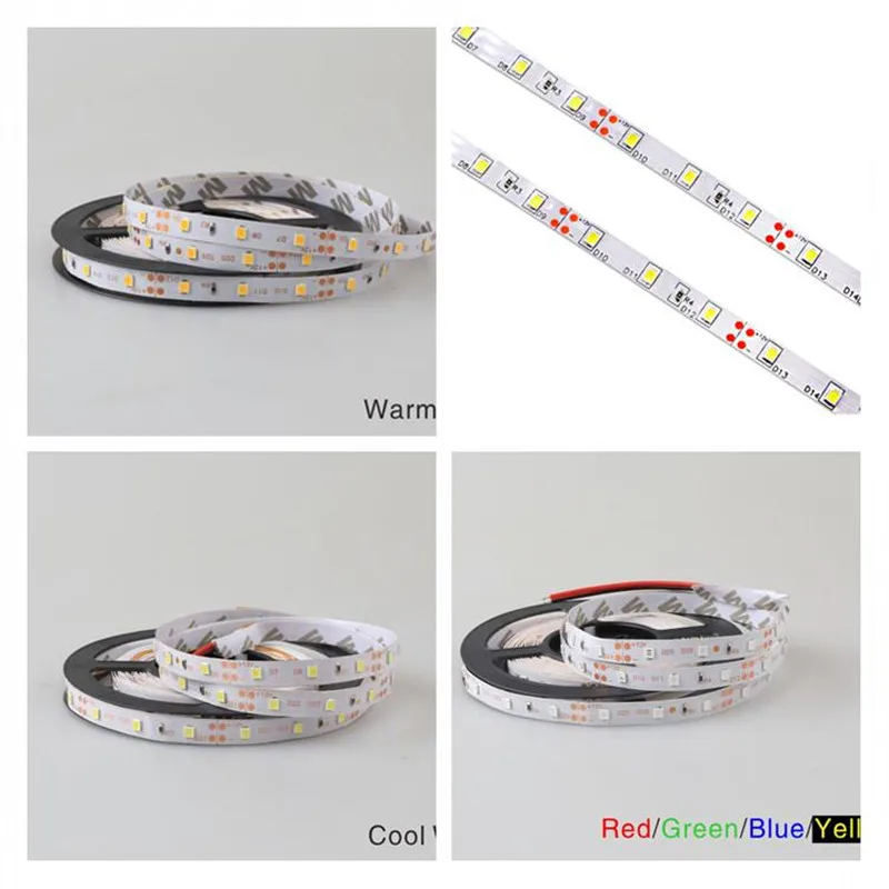 Гибкая Водонепроницаемая светодиодная ленсветильник SMD 5050 2835 5 м 10 м/рулон 60