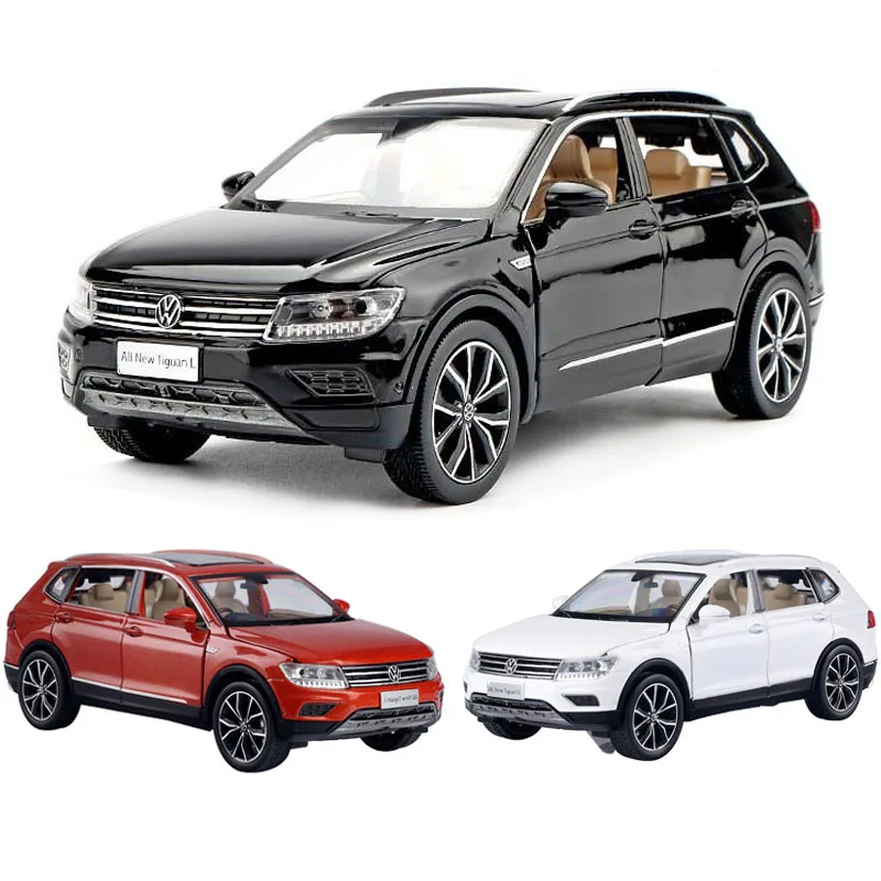 Модель автомобиля VW Tiguan L из сплава 1/32 Литые и игрушечные автомобили бесплатная