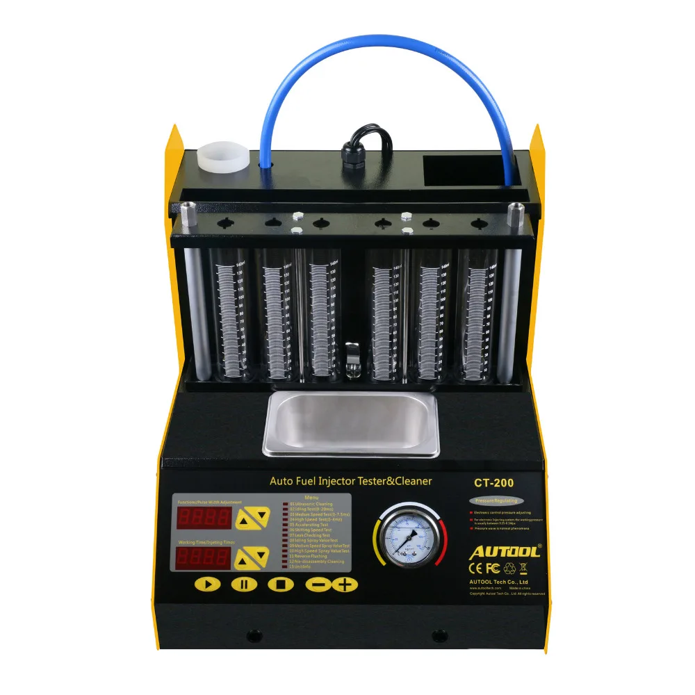Оригинальный инжектор топлива Autool CT 200 CT200 220 В/110 В с английской панелью лучше чем