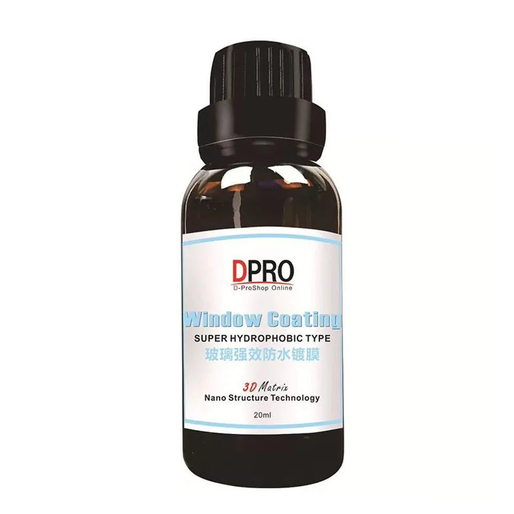 Водоотталкивающее керамическое покрытие Dpro для лобового стекла водостойкое