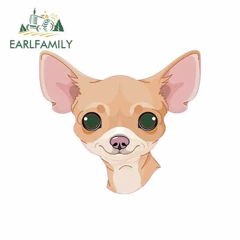 EARLFAMILY забавные автомобильные наклейки 13 см х 11 6 для чихуахуа милый Графический JDM