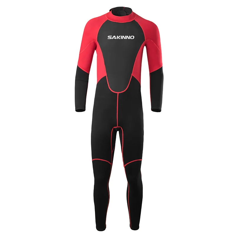 2MM Neoprene Wetsuit for Men Scuba Diving suit deep spearfishing wear Snorkeling Surfing one piece suit winter thermal swimsuit