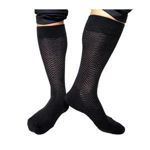 Брендовые волнистые хлопковые мужские деловые носки высокого качества черные формальные мужские зимние толстые мужские Костюмные носки для геев