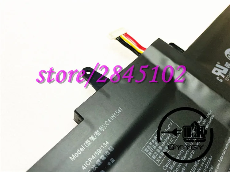 15 4 в 76 Вт/ч оригинальный аккумулятор C41N1541(1) для ноутбука Asus GL702 GL702V GL702VM GL702VS