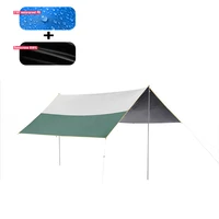 3x3m ultralight awning waterproof tarp tent shade garden canopy anti uv sunshade for outdoor camping beach sun shelter