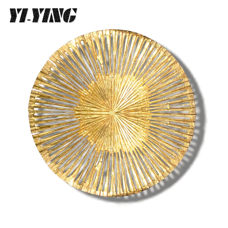 Все медные круглые полые настенные украшения вилла отель мягкая установка