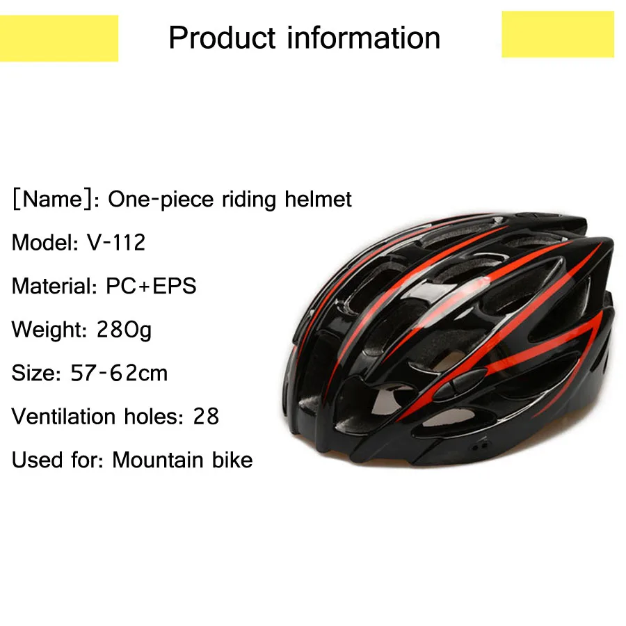 

New 2020 cycling helmet adult one-piece mountain road bicycle helmet outdoor sports cycling equipment removable inner lining