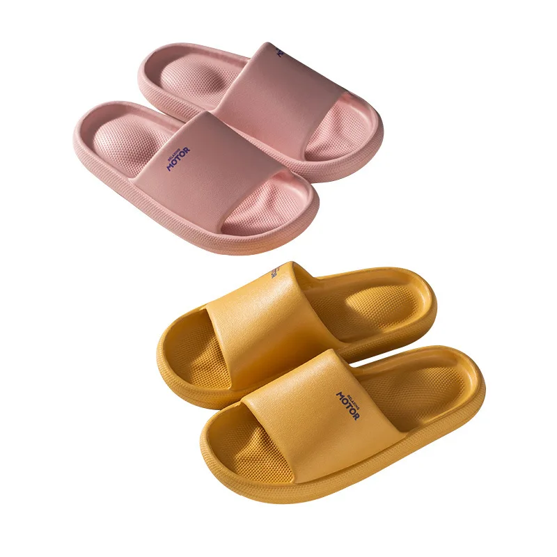 Home Indoor Lovers Bathroom Soft Soled Quiet Slippers  Mens Shoes  Designer Slippers