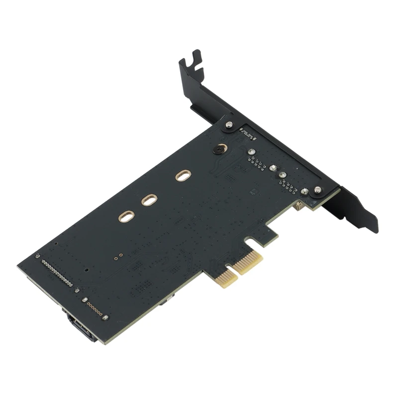 Двойной USB 3 0 1 порт Type-C M.2 PCIe адаптер M2 SSD SATA B Ключ к PCI-E 2280 преобразовательной карте