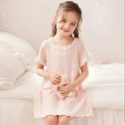 Ночная рубашка принцессы для девочек, розовая