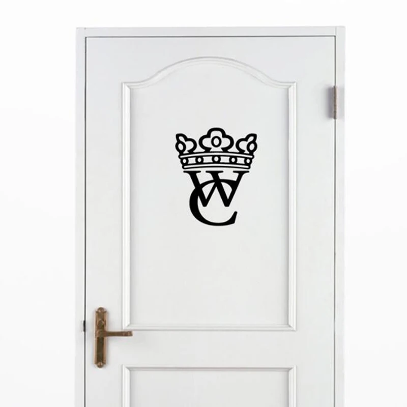 Ванная комната стены Стикеры s Туалет украшения дома Водонепроницаемый таблички