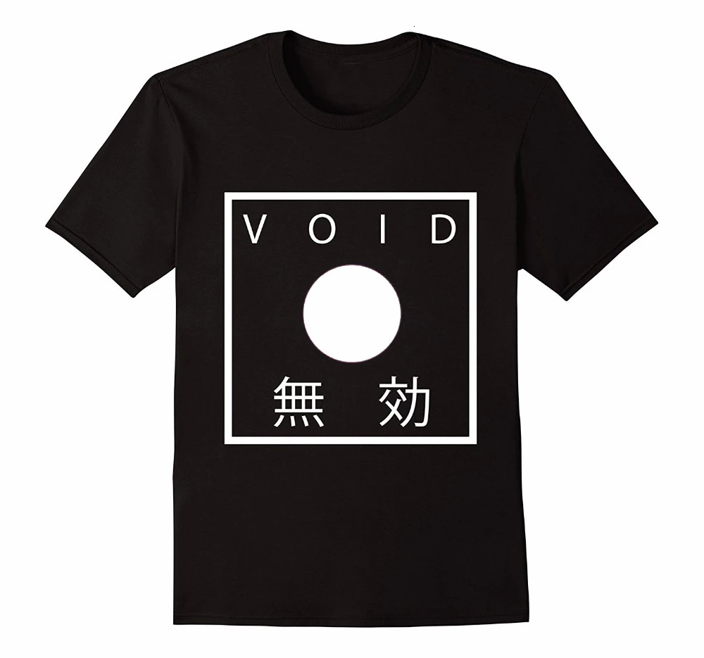 

Cool Design Fashion VOID Japanese shirt Aesthetic fashion cute T Shirt Retro Tee Graphic street style grunge cotton Tops K780