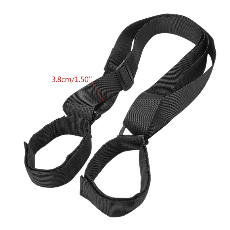 

E5BD Ski Tote Skis and Poles Backpack Carrier Ski and Poles Carry Sling Strap Ski Shoulder Strap