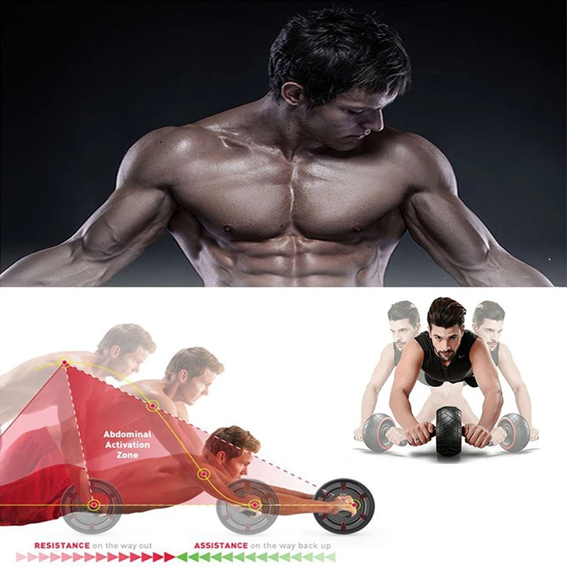 Тренажер для фитнеса Ab ролик тренировки брюшного пресса колесо тренажерного