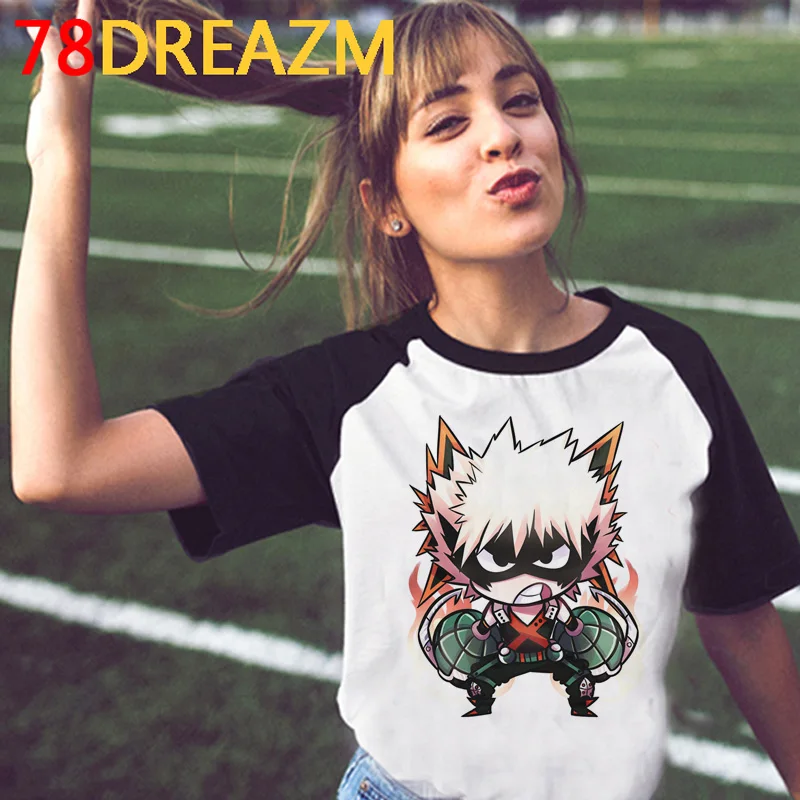 

My Hero Academia t-shirt top tees female graphic tees women couple casual tumblr streetwear summer top tshirt ulzzang vintage