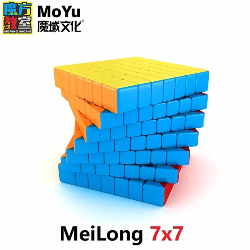 

New MoYu Meilong 7x7x7 Magic Cube MF7 Mofangjiaoshi Speed Puzzle Cube Cubing Classroom 7x7 Antistress Toys For Children