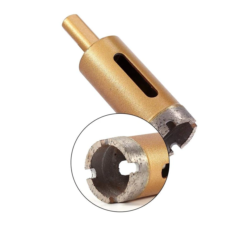 

Diamond Bits 10Pcs 6mm-25mm Diamond Cup Saw Tool Set for Ceramic Marble Glass Stone Ceramic Marble