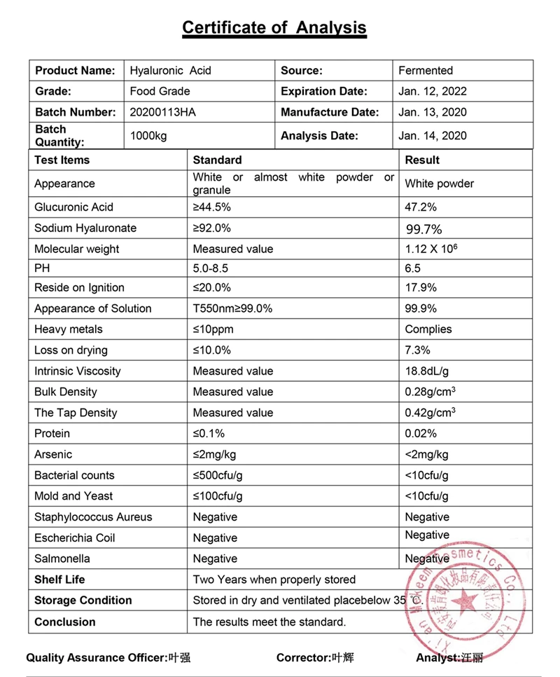 100% Organic Hyaluronic Acid Powder Moisturizing and Whitening The SKin Food/Cosmetic Grade Hydrating Face Body HA | Красота и