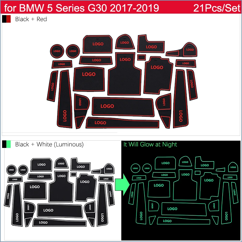 Противоскользящая подушка для дверных резиновых чашек BMW 5 серии G30 2017 ~ 2019 520 530 540