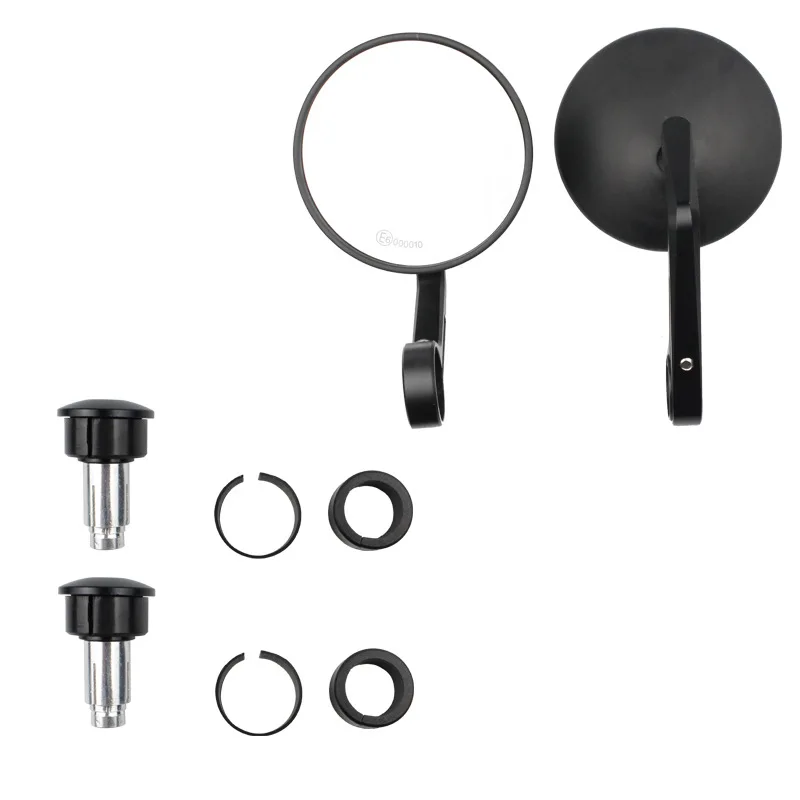 Зеркало заднего вида мотоциклетное круглое 7/8 дюйма 1 пара | Автомобили и