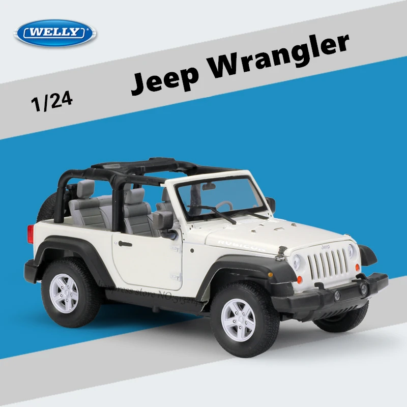 WELLY 1:24 2007 Jeep Wrangler задний фонарь автомобиля спортивный автомобиль моделирование
