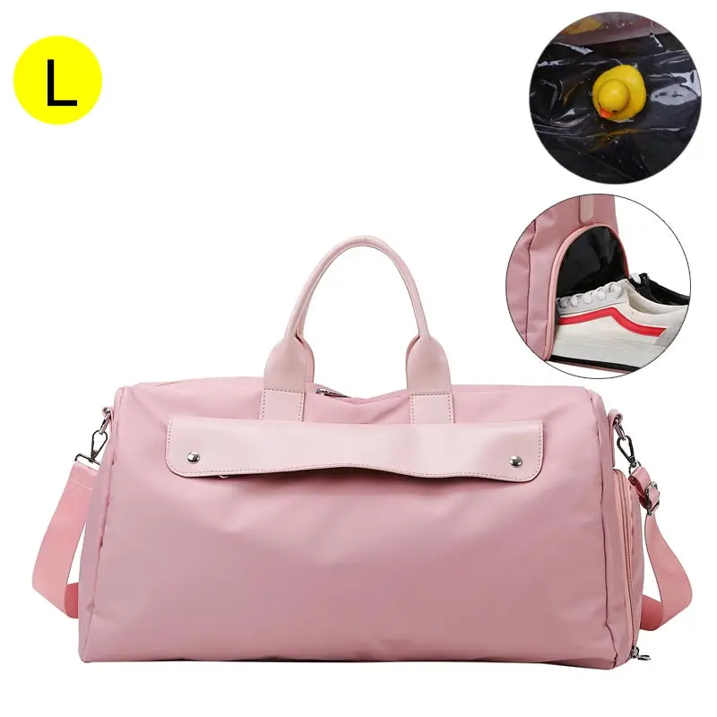 Pink L Спортивная сумка для фитнеса, спортивные сумки для женщин,, мужские тренировочные дорожные сумки для йоги, спортивные сумки, спортивные туфли для водных прогулок, Sac De спортивная сумка для женщин фитнес XA72A - Color: Pink L