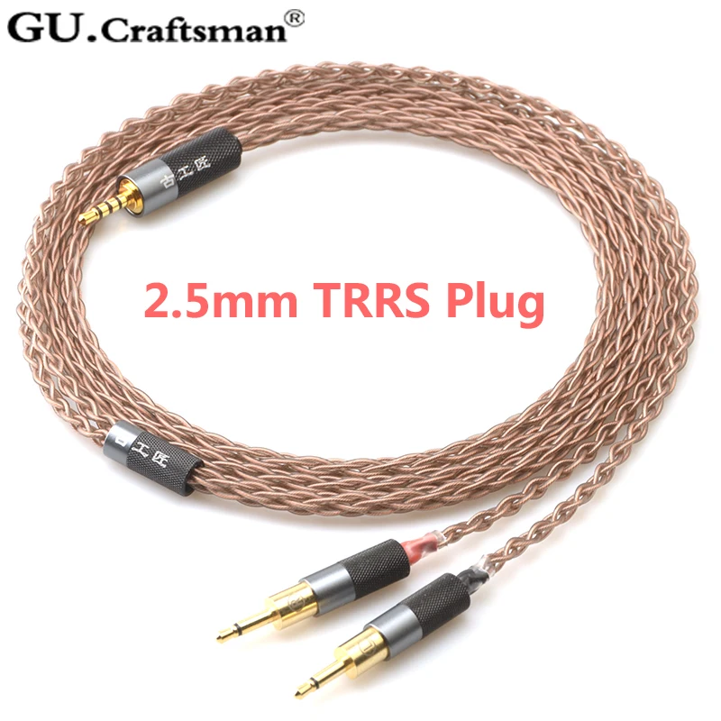 GUcraftsman 6N OCC медь для SENNHEISER HD700 4Pin XLR 2,5 мм/4,4 мм Баланс кабель для наушников