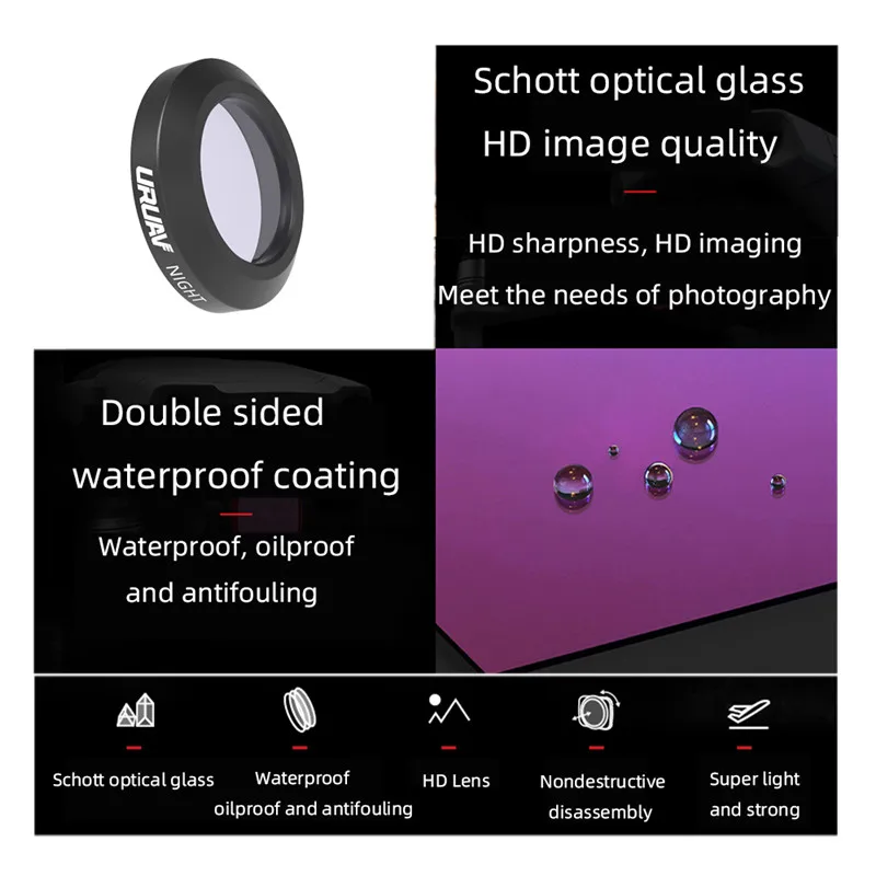 uruav starcplnd8nd16nd32nd64ночной фильтр для объ