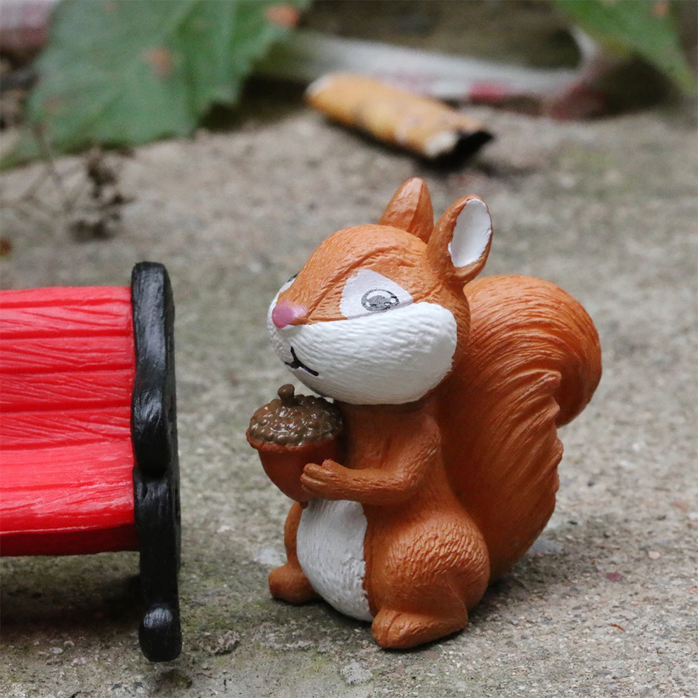 1 аппликации фигурка белки миниатюрные животные маленькая модель Сказочный Сад