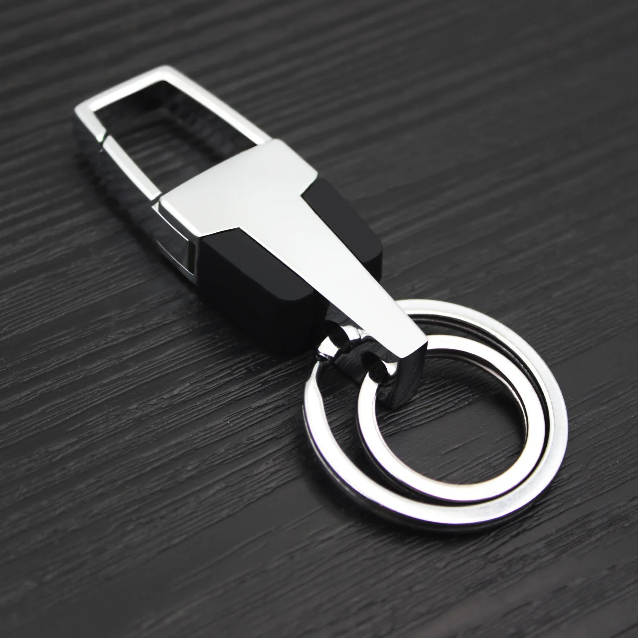 

Men's Metal Car Keychain Accessories Creative Simple Stainless Steel Business Customized Gift Key Ring Diy Keychain Accessories