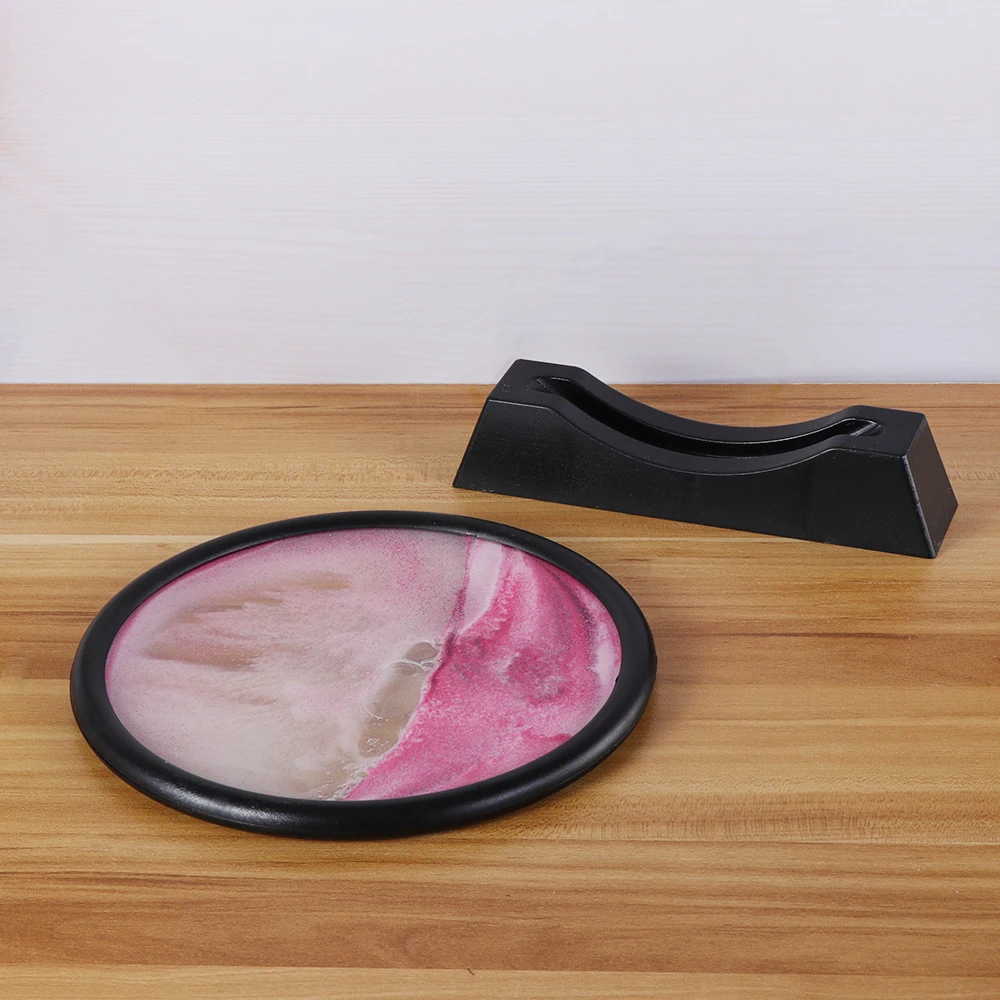 3d-рамка с движущимся песком голубого и зеленого цвета картина из стекла