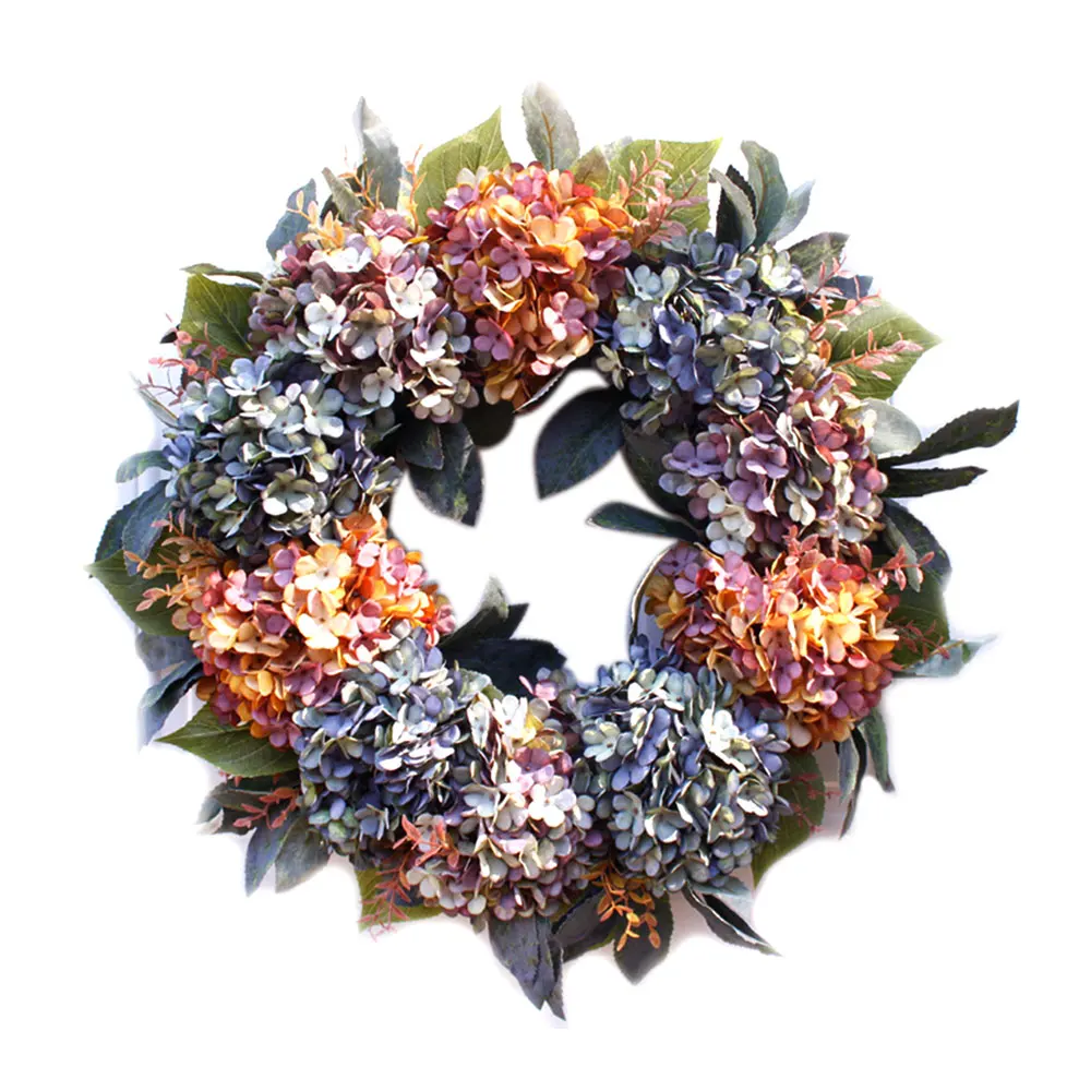 56 см искусственная гирлянда для улицы летние венки дома Спереди украшение