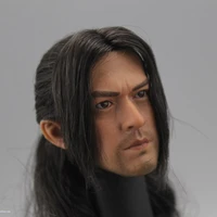 16 scale takeshi kaneshiro long hair version carved head model toys fit 12 figure body