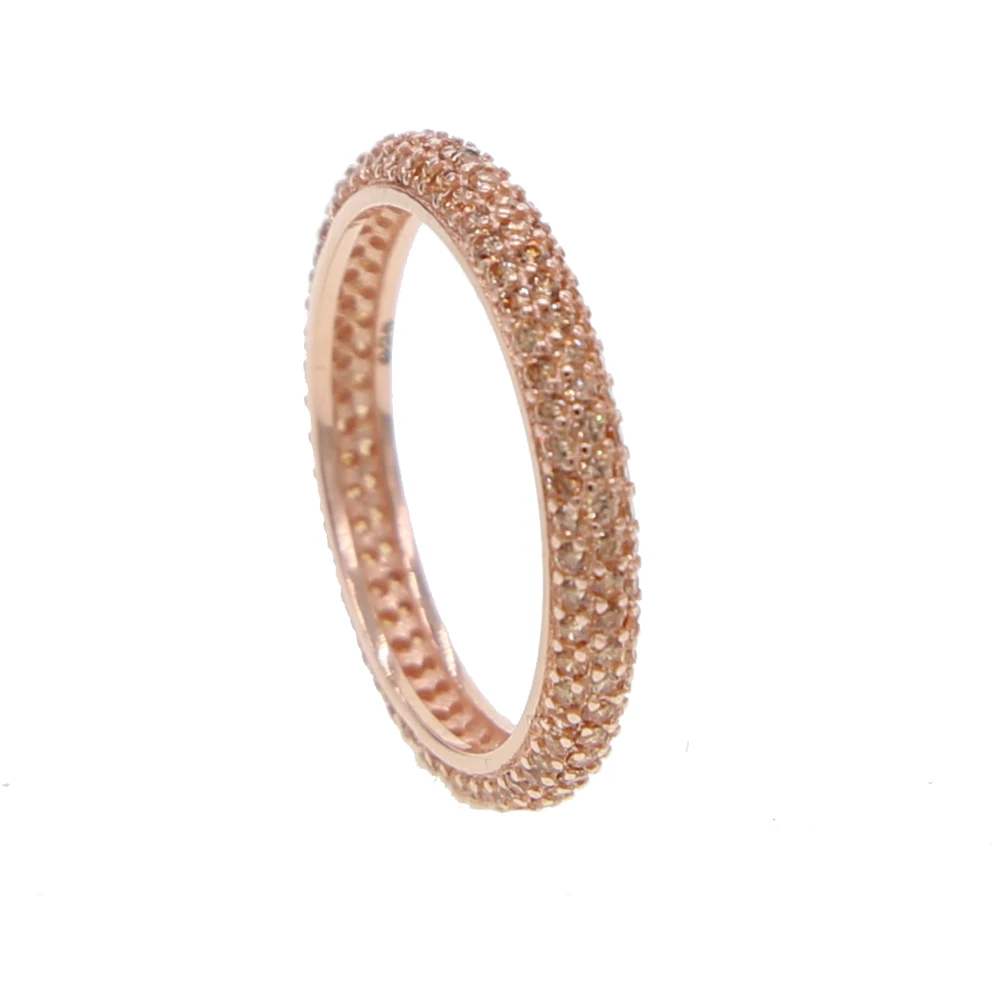 2021 Новое поступление 925 пробы серебро полный CZ кольцо вечности кольца для милых