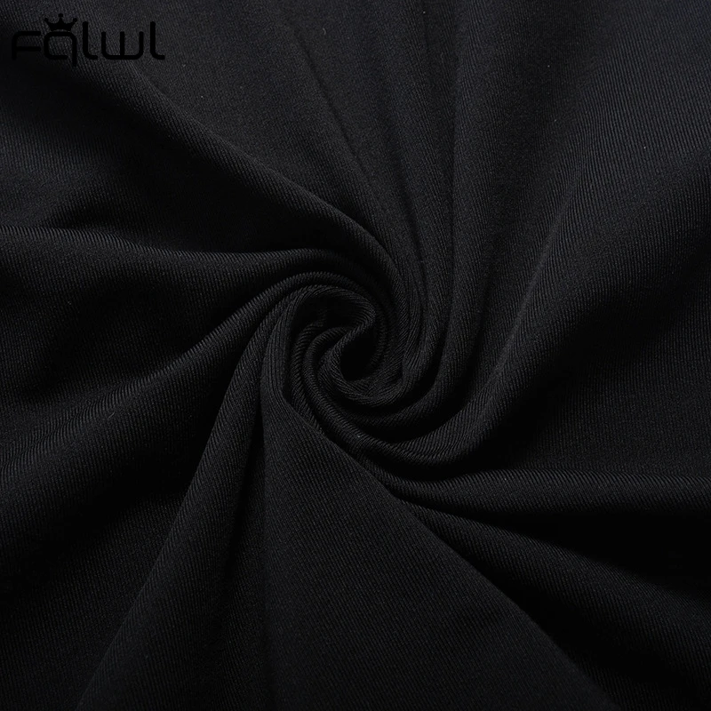 Женский комбинезон на молнии FQLWL Черный Уличный без рукавов с вырезами