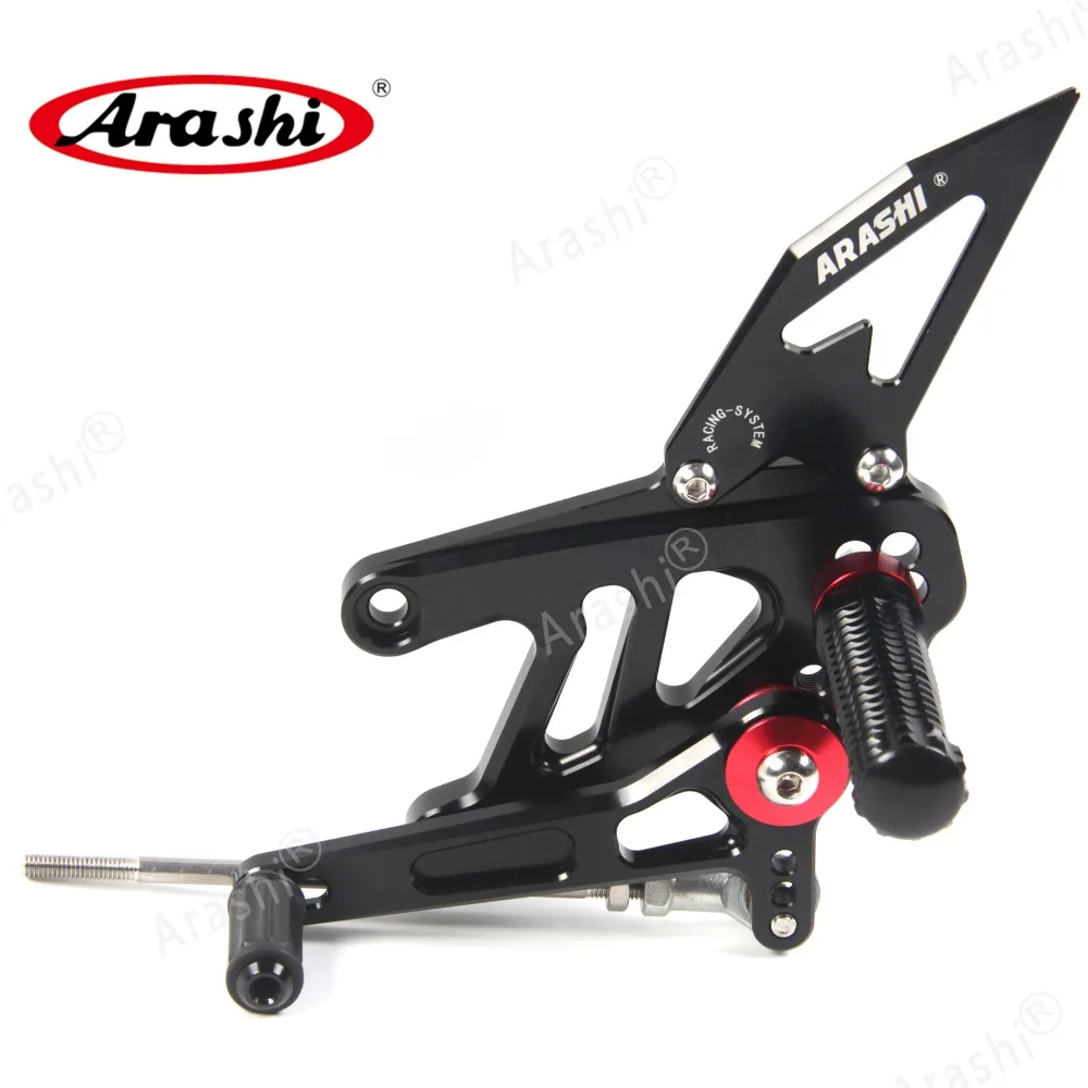Arashi CNC Регулируемые подножки для APRILIA RSV4 завод APRC ABS 2013- подножки подножка мотоциклиста RSV 4 алюминий