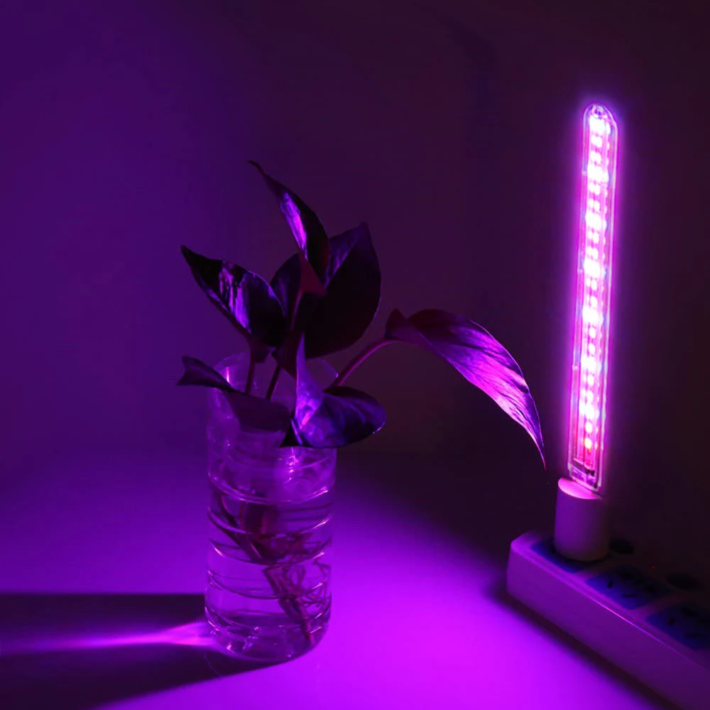 5W LED Grow Lamp Full Spectrum Red & Blue Light Indoor USB Phytolamp For Plants Flowers Seedling UV | Лампы и освещение