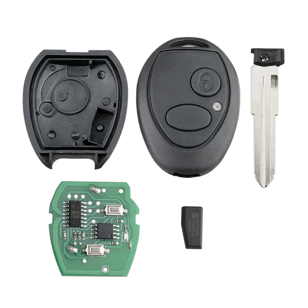 Запасная деталь для автомобильного ключа 433 МГц 2 кнопки с чипом PCF7930AS подходит Land