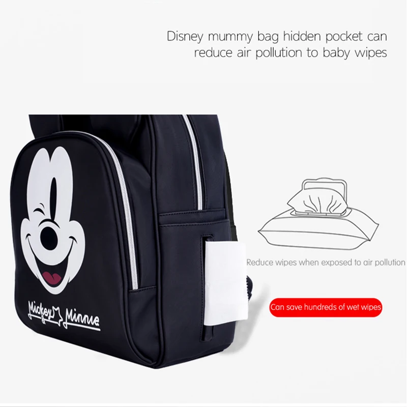 Сумка disney, Детская сумка для мамы, сумки для подгузников, сумка для мам, сумка для пеленания с крючками, сумка для мамы с Микки и Минни Маус, дорожная сумка для кормления