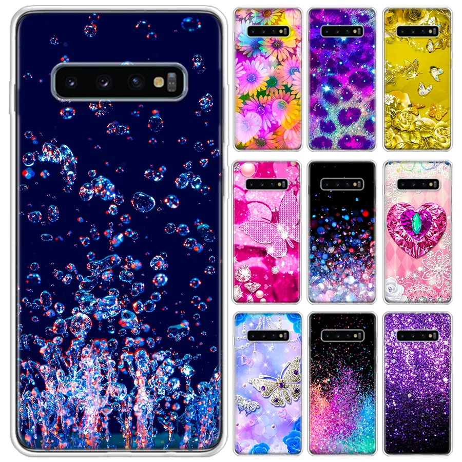 Блеск свечение только печать чехол для телефона Samsung Galaxy A90 A71 A70 A51 A50 A10 A20E A30 A40 M30S A01
