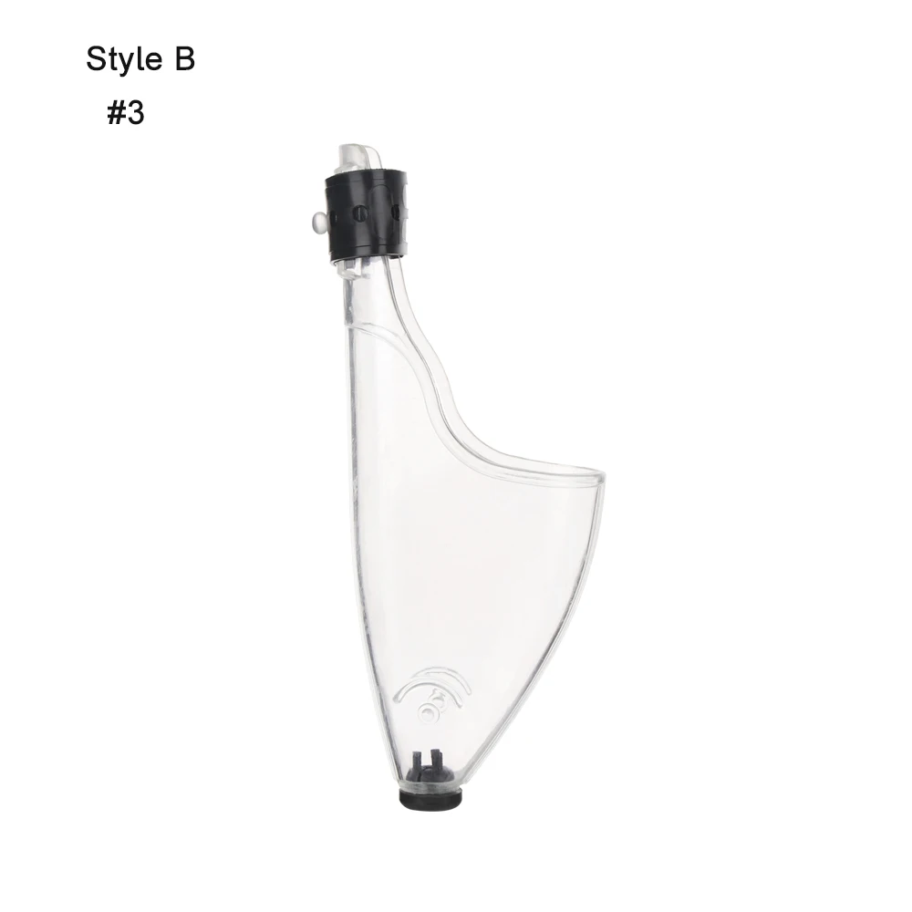 Style B3 1 шт., 4 стиля, прочное Прозрачное пластиковое рыболовное удилище, колпачок для защиты полюса, защитная крышка s Rod Hat, направляющая для удочки, аксессуары - Цвет: Style B3