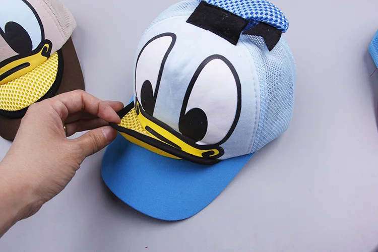 Женская весенне летняя бейсбольная шляпа с принтом мультяшной утки Снэпбэк