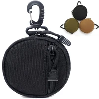 outdoor tactical edc pouch key wallet holder men coin purse bag military army coin pocket with hook waist belt bag for hunting
